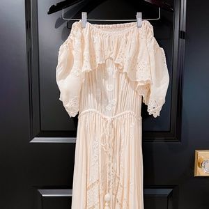 Free People Tambourine Off-The-Shoulder Maxi Dress